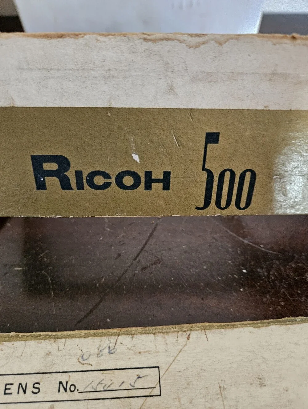 Vtg 1957 Ricoh 500 Rangefinder 35mm Camera Set W/ Original Box & Manual AS-IS